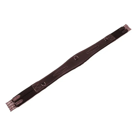 Brown leather whitaker lw073 chicago straight girth with reinforced stitching and metal hardware havana girth