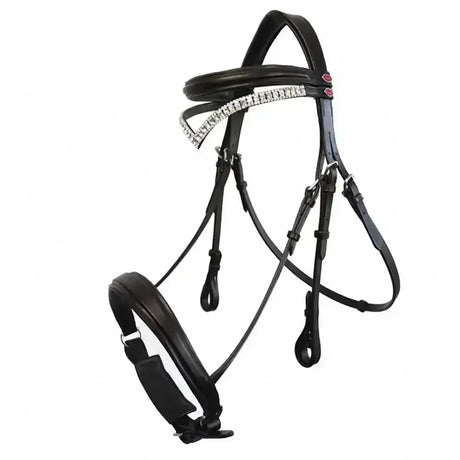 Whitaker Lynton Snaffle Bridle C/W Spare Browband Black Pony Black Bridles