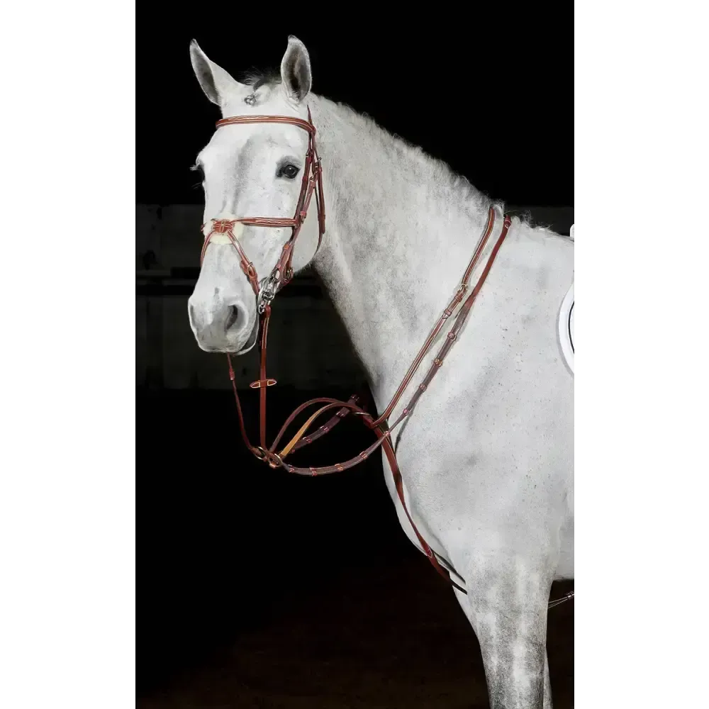 Whitaker Ma052 Valencia Luxury Martingale Tan Cob Tan Running Martingales