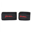Black jawett wrist wraps with red branding made from whitaker nlb neoprene for secure support and comfort