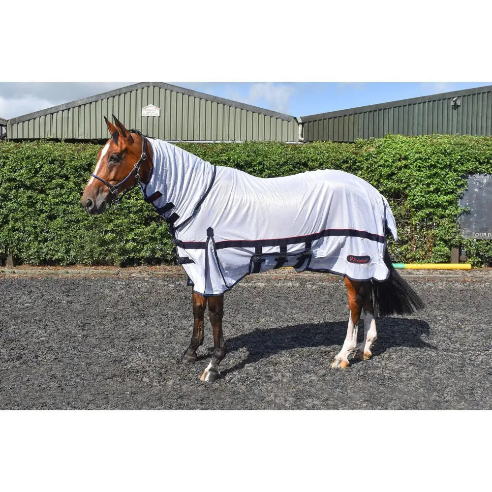 Whitaker Rastrick Fly Rug Mesh 4' 3" White Fly Rugs Barnstaple Equestrian Supplies