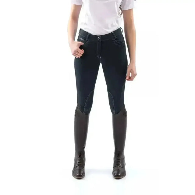 Whitaker Rawdon Denim Knit Breech Ladies Indigo 24" Breeches