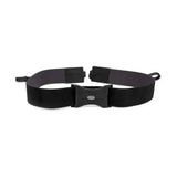 Black elastic chest strap whitaker ready with sleek adjustable plastic buckle and reinforced ends for secure fit
