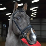 Whitaker ready to ride snaffle bridle black sleek black pre-oiled leather ride snaffle bridle with silver hardware