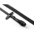Whitaker Rer048A Eastwood Rubber Reins Black COB BLACK Reins