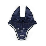 Whitaker Thornton Fly Veil Navy/Silver Full Navy/Silver Horse Ear Bonnets