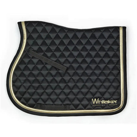 Whitaker Thornton Saddle Pad Black/Gold Full Black/Gold Saddle Pads & Numnahs Barnstaple Equestrian Supplies