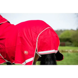 Swish WIDE FIT 100g Detachable Neck Turnout Rug - Red 4'3 WF Turnout Rugs