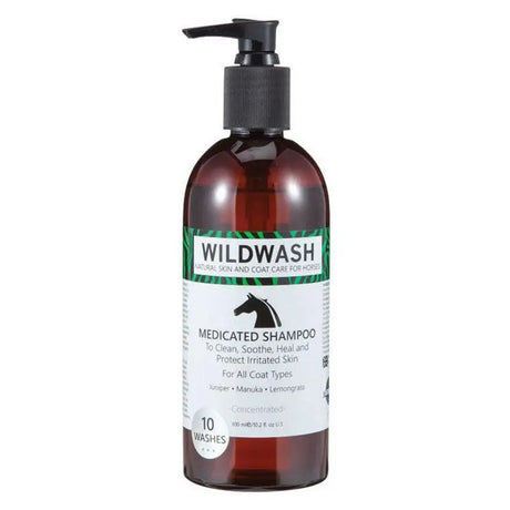 WildWash Horse Shampoo Medicated 300ml Medicated Shampoos Barnstaple Equestrian Supplies