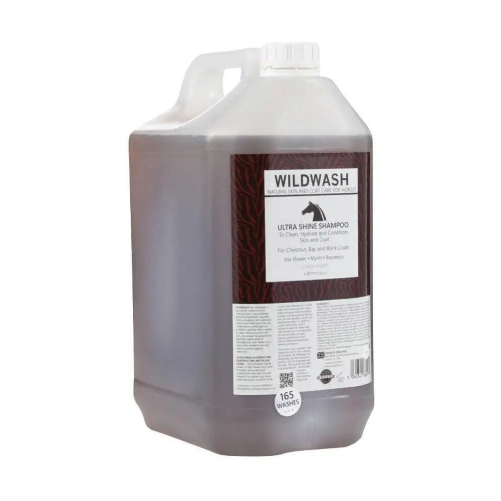 WildWash Horse Shampoo Ultra Shine 5 Litre Horse Shampoos Barnstaple Equestrian Supplies