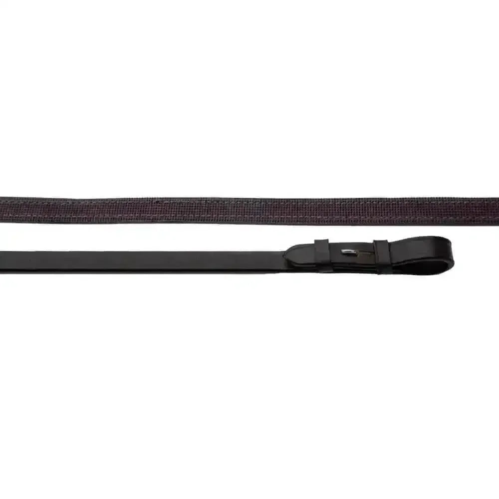 Windsor Equestrian Leather Inside Grip Reins Black One Size Reins