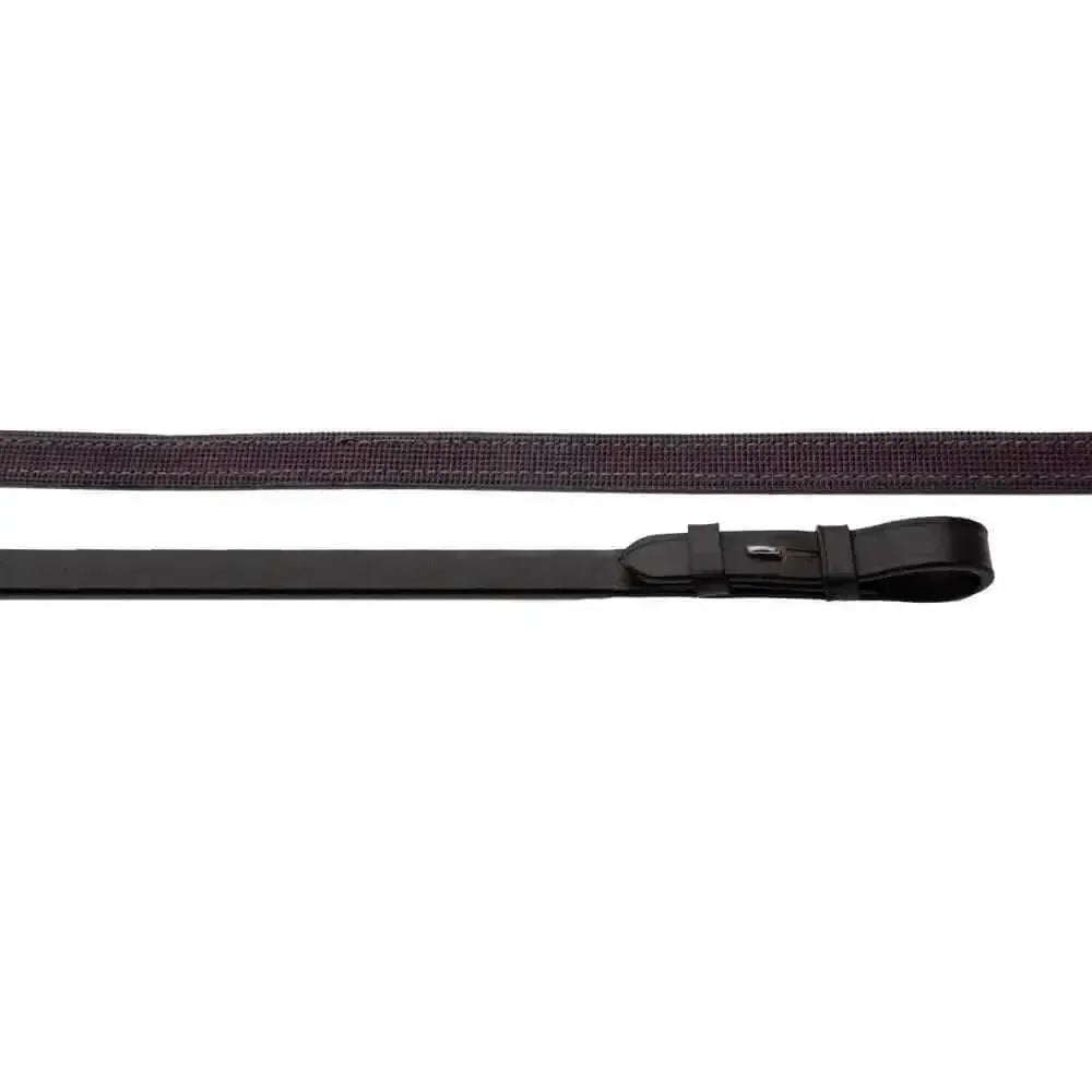 Windsor Equestrian Leather Inside Grip Reins Black One Size Reins