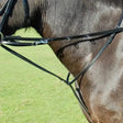 Windsor Equestrian Leather Market Harborough With Reins Black Cob Reins