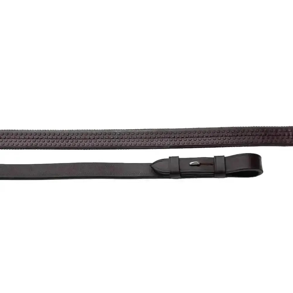 Windsor Equestrian Rubber Covered Reins Black One Size Reins