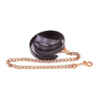 Windsor Leather Lead & Chain 1" Black Leather Leading Reins