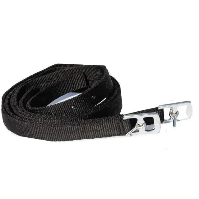 Windsor Synthetic Adults Stirrup Leathers 54 Inch Black 54" Stirrup Leathers