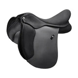 Black leather wintec 2000 all purpose english saddle with deep seat and super soft panels for unbeatable comfort
