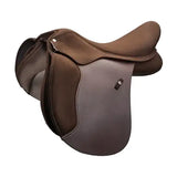 Brown leather wintec 2000 all purpose english saddle with smooth design deep seat and super-soft panels for unbeatable comfort
