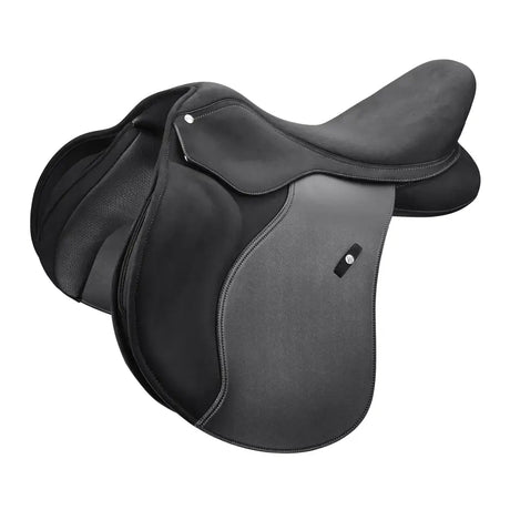 Black leather wintec 2000 sc all purpose dressage saddle with smooth design and subtle stitching for unbeatable comfort equestrian open seat