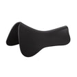Black sleekly contoured wintec comfort pad with smooth matte finish designed for extended sitting trot and corrective saddle pads