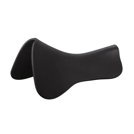 Black sleek wintec comfort pad with smooth matte finish designed for extended sitting trot and corrective saddle pads use