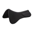 Black wintec raised comfort saddle pad with smooth contoured design padded for extended sitting trot and high shock situations