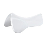 White sleekly contoured wintec raised comfort pad front with smooth matte finish for trauma-reduction whilst assisting