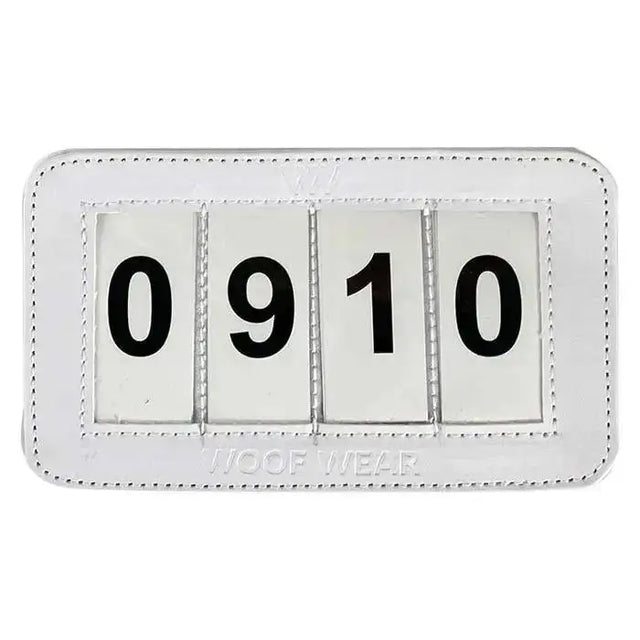 Woof Wear 4 Digit Dressage Number Holder Competition Accessories Barnstaple Equestrian Supplies