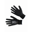 Black rubber-coated woof wear all season yard glove with textured grip and elastic wristband for tough outdoor use