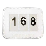 Woof Wear Bridle Number Holder White Competition Accessories Barnstaple Equestrian Supplies