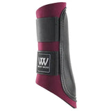 Woof Wear Club Brushing Boots Burgundy X Small Brushing Boots Barnstaple Equestrian Supplies