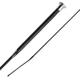 Woof Wear Diamond Dressage Whip Black / Silver Whips & Canes