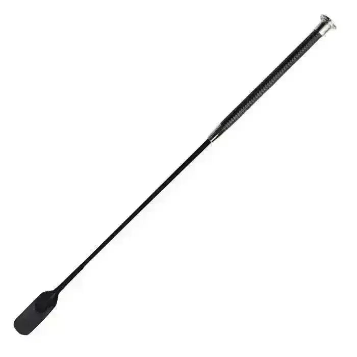 Woof Wear Diamond Riding Whip Black / Silver Whips & Canes