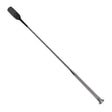 Black and silver woof wear gel fusion riding whip with textured grip handle perfect for equestrian use