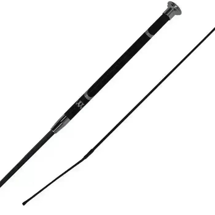 Woof Wear Harmony Resolute Dressage Whip Black / Silver 100 cm Whips & Canes
