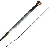 Black equestrian crop with textured grip and gold ferrules from woof wear harmony resolute dressage whip collection