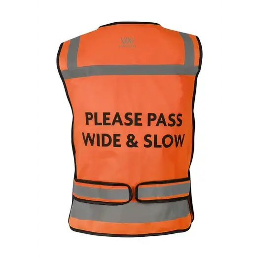 Woof Wear Hi Vis Riding Vest Hi Viz Orange Junior Small / Junior Medium Hi-Vis