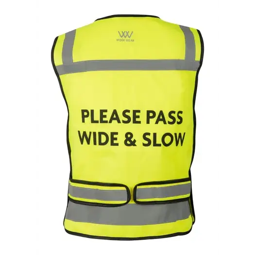 Woof Wear Hi Vis Riding Vest Hi Viz Orange Junior Small / Junior Medium Hi-Vis