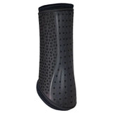 Black rubber woof wear ivent hybrid boot with breathable mesh, textured grip, and reinforced stitching for horse protection