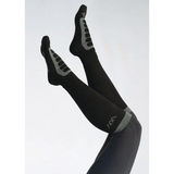 Woof Wear Long Bamboo Tech Riding Sock Black Grey Small Riding Socks