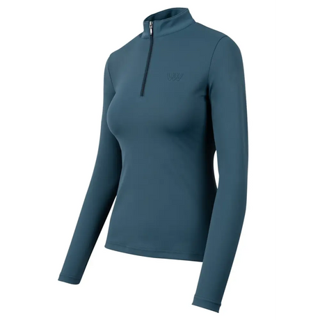 Woof Wear Long Sleeve Tech Riding Shirt Petrol Blue UK06 Base Layers