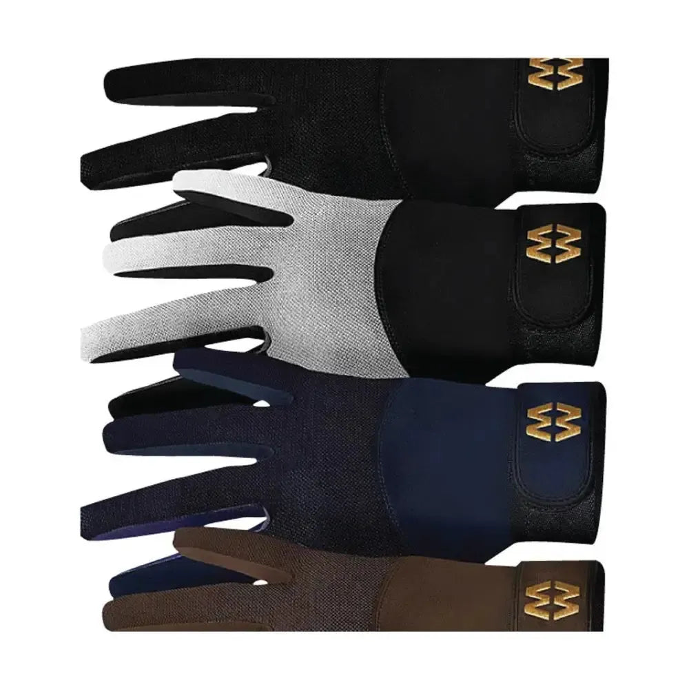 Woof Wear Mesh Long Cuff Black 6.5 Riding Gloves
