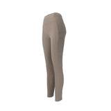 Beige woof wear original lite riding tights with sleek fit subtle side pockets made from iflex fabric