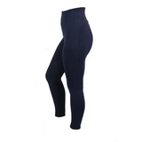 Woof Wear Original Riding Tights - Knee Patch Navy UK06 Riding Tights