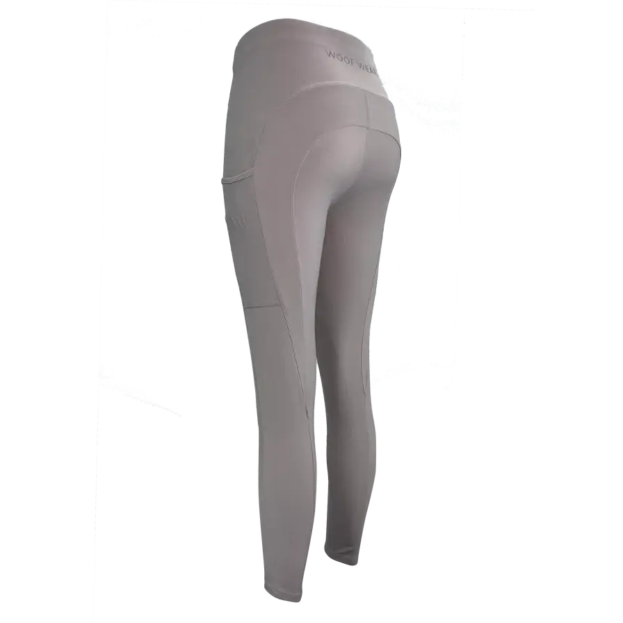 Woof Wear Original Riding Tights - Knee Patch Stone UK06 Riding Tights
