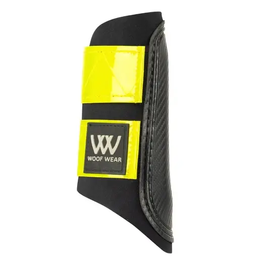 Woof Wear Reflective Club Boot Brushing Boots For Horses Hi Viz Yellow X Small Brushing Boots