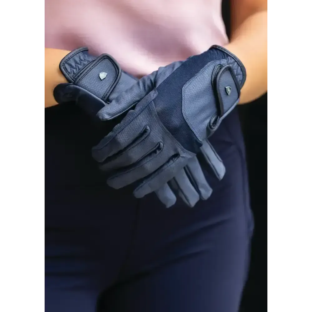 Woof Wear Reintex Mesh Riding Glove Black 6 Riding Gloves