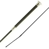 Woof Wear Reptile Dressage Whip Patterned Faux Snake Skin Handle Black / Silver Whips & Canes