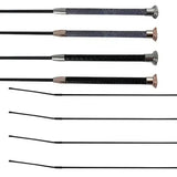Woof Wear Reptile Dressage Whip Patterned Faux Snake Skin Handle Grey / Rose Gold Whips & Canes