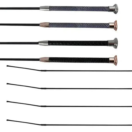Woof Wear Reptile Dressage Whip Patterned Faux Snake Skin Handle-Grey / Rose Gold-Whips & Canes-Woof Wear-Barnstaple Equestrian Supplies Tack Shop